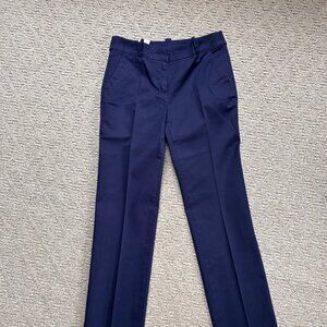 Benetton Twill Navy Blue Trousers